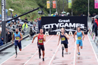 Mens IPC 100 metres, 2018 Great North CityGames. Photo: David T. Hewitson/Sports for All Pics